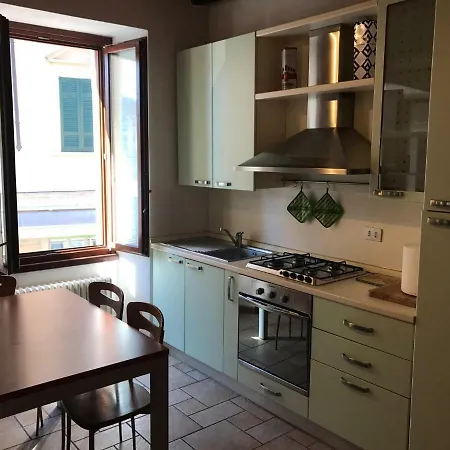 Bed On The Monolocale Vista Apartment Como